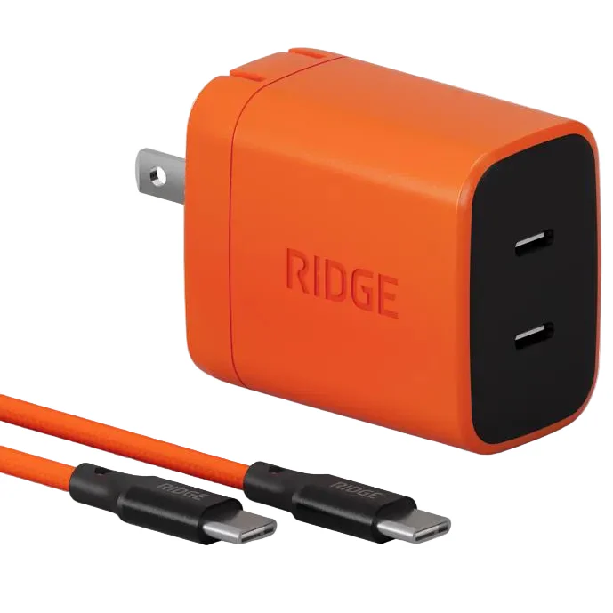 Ridge 2-Port 45W Gallium Nitride USB Power Adapter - Image 2