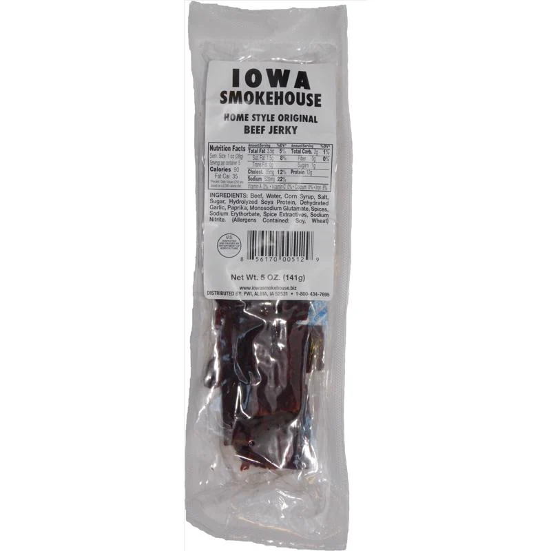 Iowa Smokehouse Homestyle Beef Jerky - 5 oz. to 10 oz.