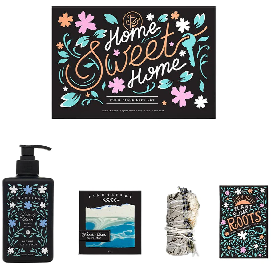 Finchberry "Home Sweet Home" 4-Piece Gift Set