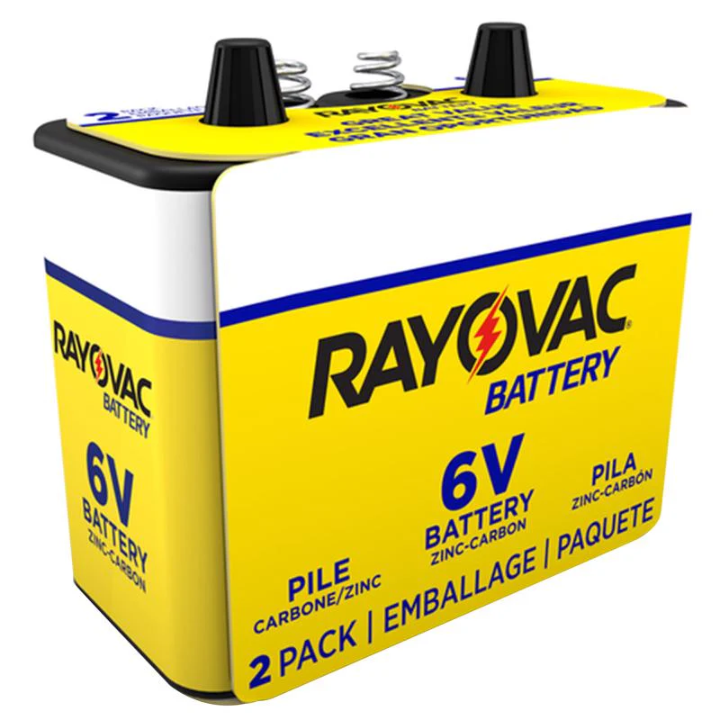 Rayovac 6V Zinc Carbon Lantern Battery - Image 2