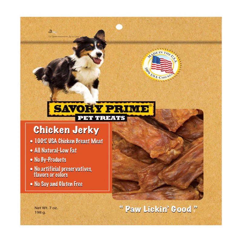 Savory Prime Chicken Jerky Dog Treats - 7 oz.