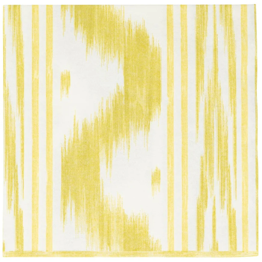 Caspari Toile de Dantes Paper Napkins (Yellow)
