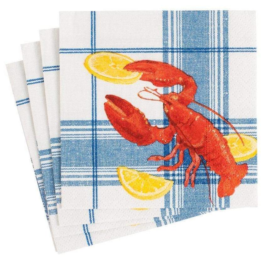 Caspari Lobster Bake Paper Napkins - Image 2