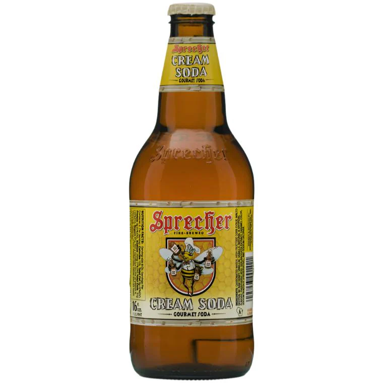Sprecher Vanilla Caramel Cream Soda - 16 oz.