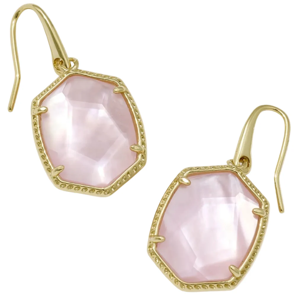 Kendra Scott Daphne Gold Frame Drop Earrings