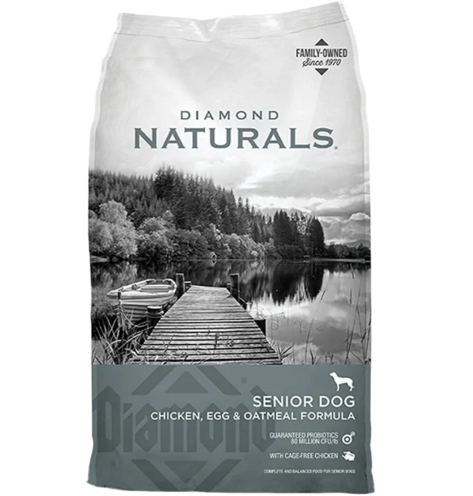 Diamond Naturals Dry Senior Dog Food (Chicken, Egg, & Oatmeal)