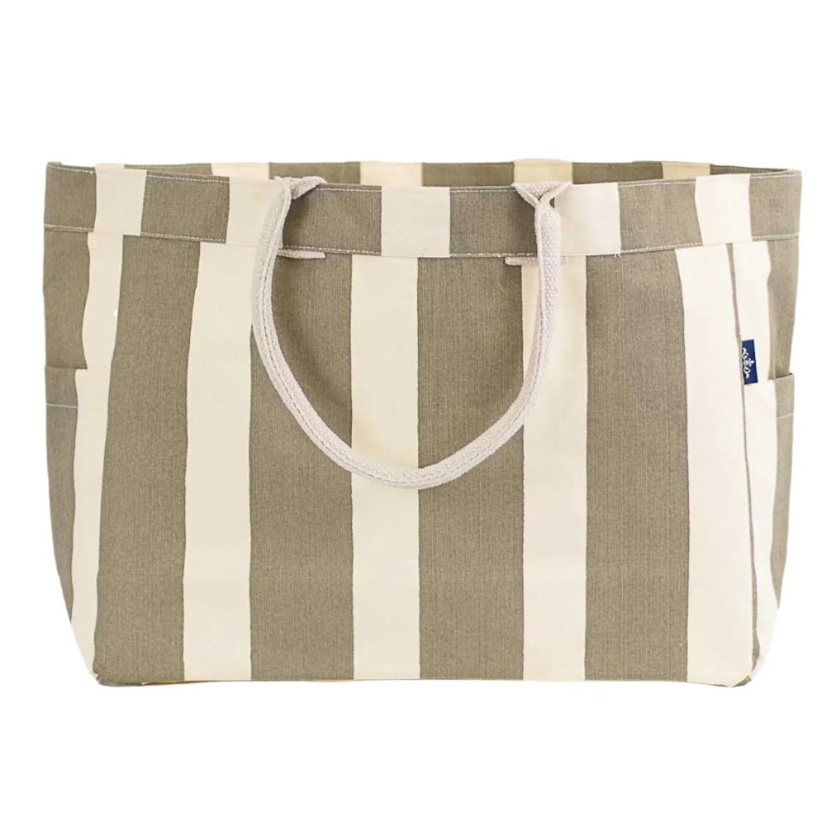 Cabana Stripe Durham Tote Bag (Natural)