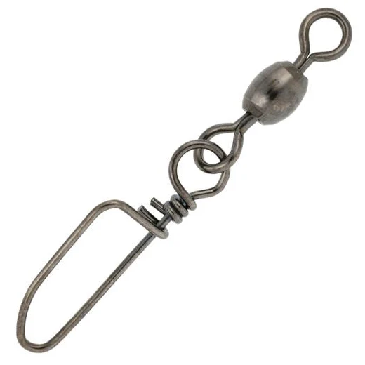 Eagle Claw Black Steel Crane Swivels w/ Coastlock Snap