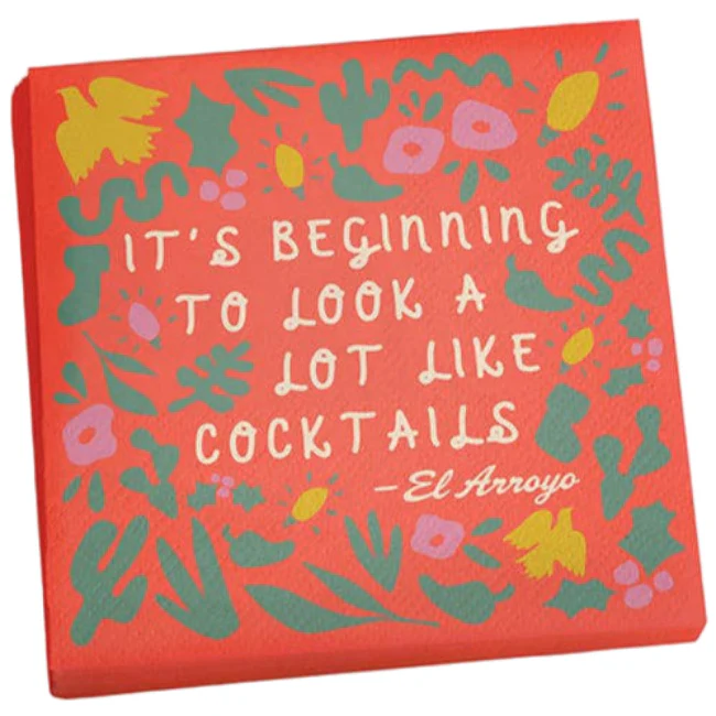 El Arroyo Paper Cocktail Napkins - 20 pc. - Image 2