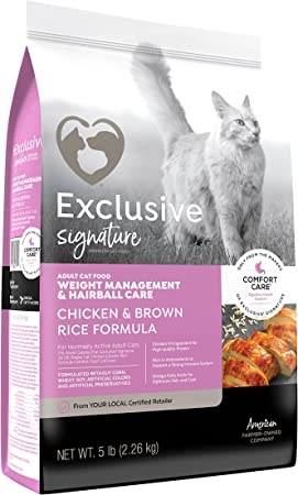 Exclusive Signature Weight Management & Hairball Care Dry Cat Food