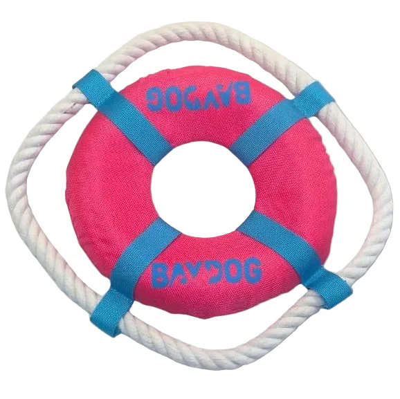 Baydog Nautical Float Life Ring Rope Toy - 13" - Image 4