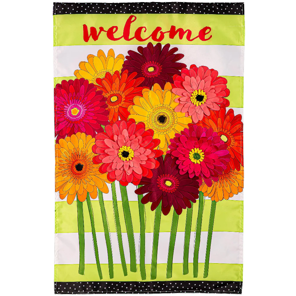 Evergreen Floral Themed House Flags - 28" x 44" - Image 9
