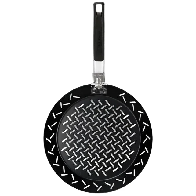 Grill Mark Folding Non-Stick Steel Grilling Skillet - 12"