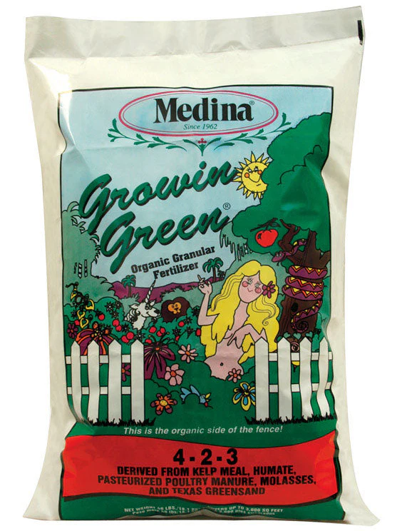 Medina Growin' Green All-Purpose Granulated Plant Food - 40 lb.