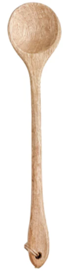 Hand-Carved Mango Wood Spoon - 10"