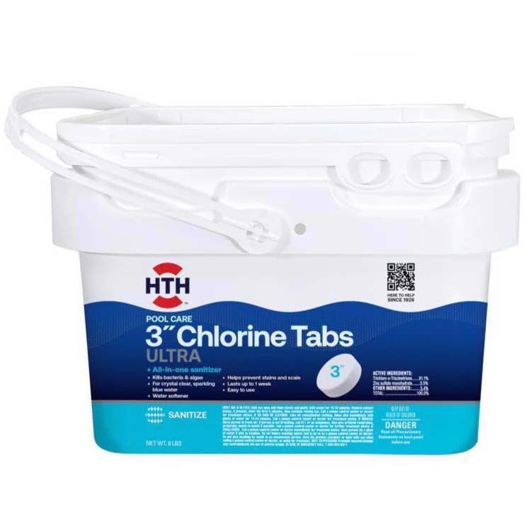 HTH 3" Chlorine Tablets (Ultra) - 8 lb.