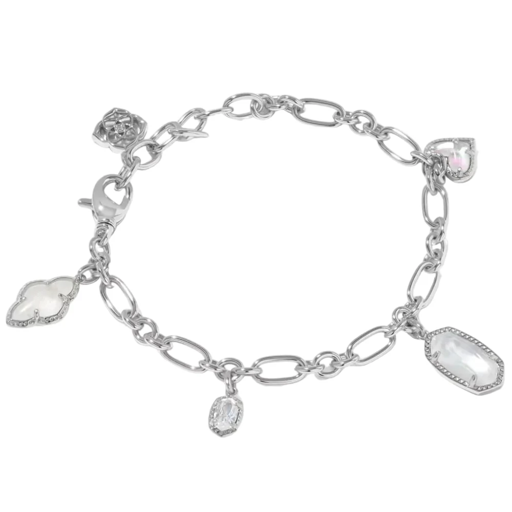 Kendra Scott Icon Silver Charm Bracelet