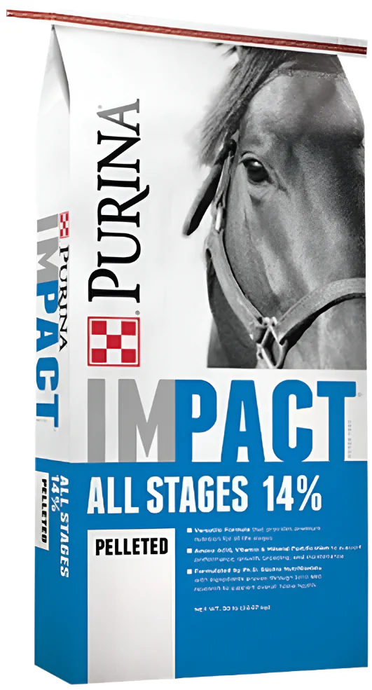 Purina Impact Pelleted Horse Feeds - 50 lb.