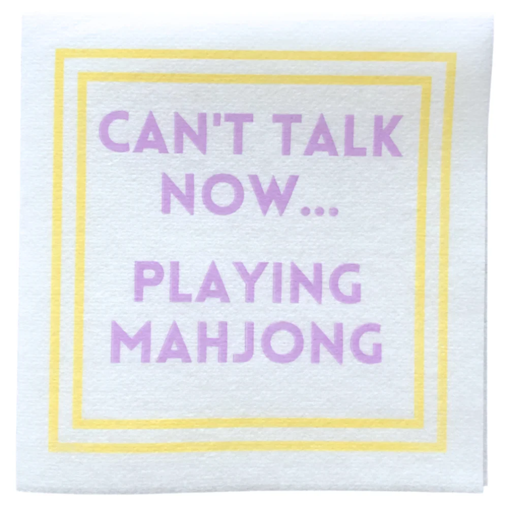 My Fair Mahjong Premium Cocktail Napkins - 25 & 50 pc. - Image 2
