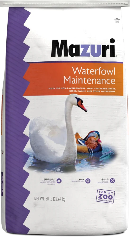 Mazuri Floating Waterfowl Feed Pellets - 50 lb.
