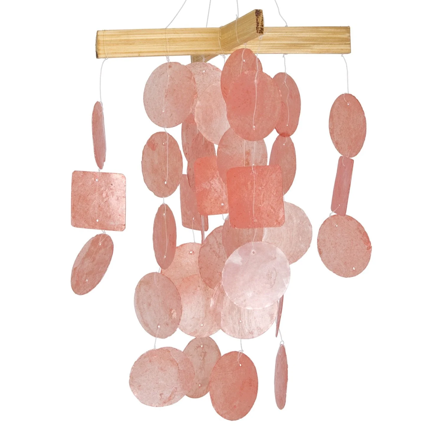 Woodstock Mini Capiz Windchimes - 12" - Image 2