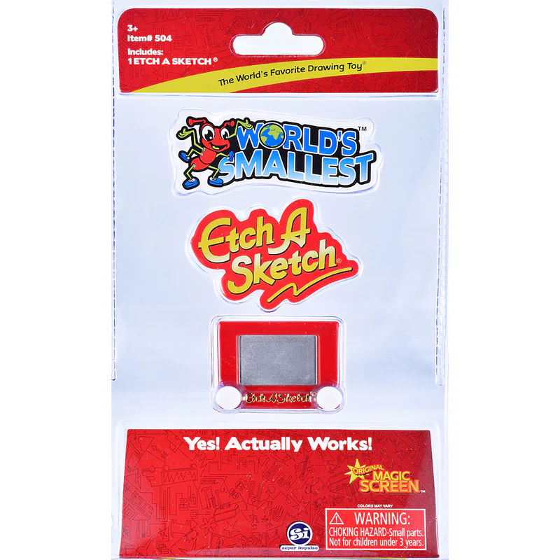 "World's Smallest" Etch-A-Sketch