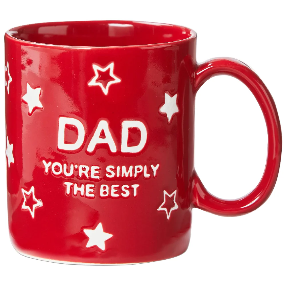 TAG "Dad / Simply the Best" Stoneware Coffee Mug