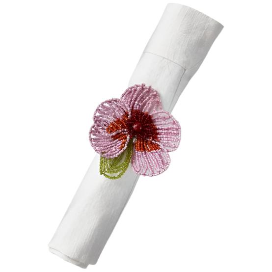 Beaded Flower Napkin Rings - Image 2