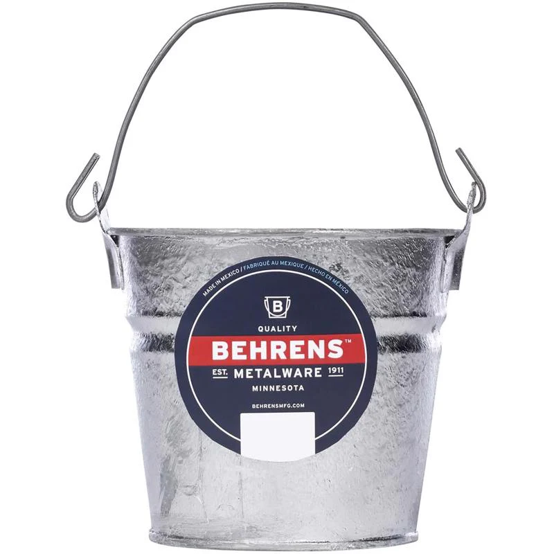 Behrens Galvanized Steel Pail - 2 qt.