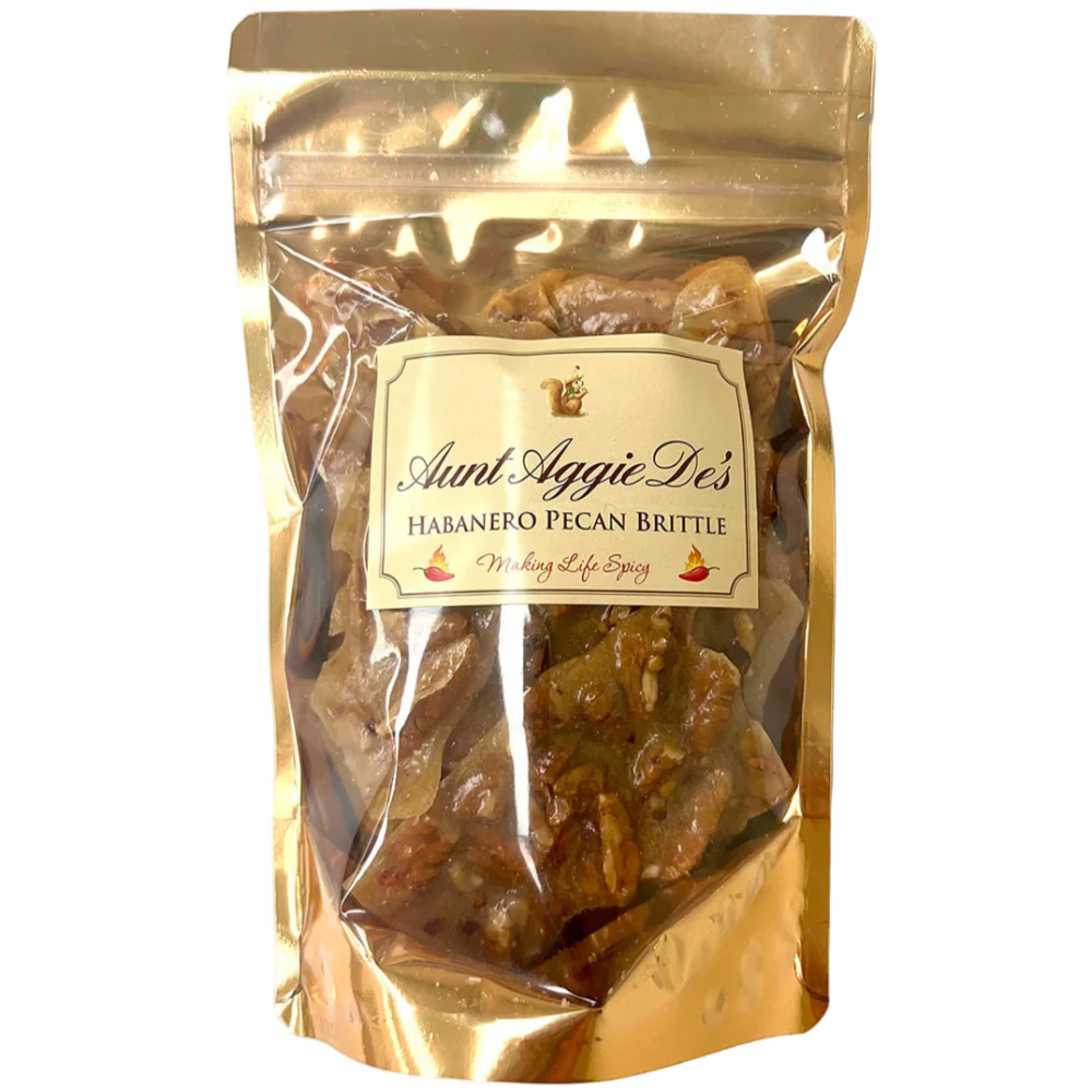 Aunt Aggie De's Habanero Pecan Brittle - 6 oz. & 8 oz.