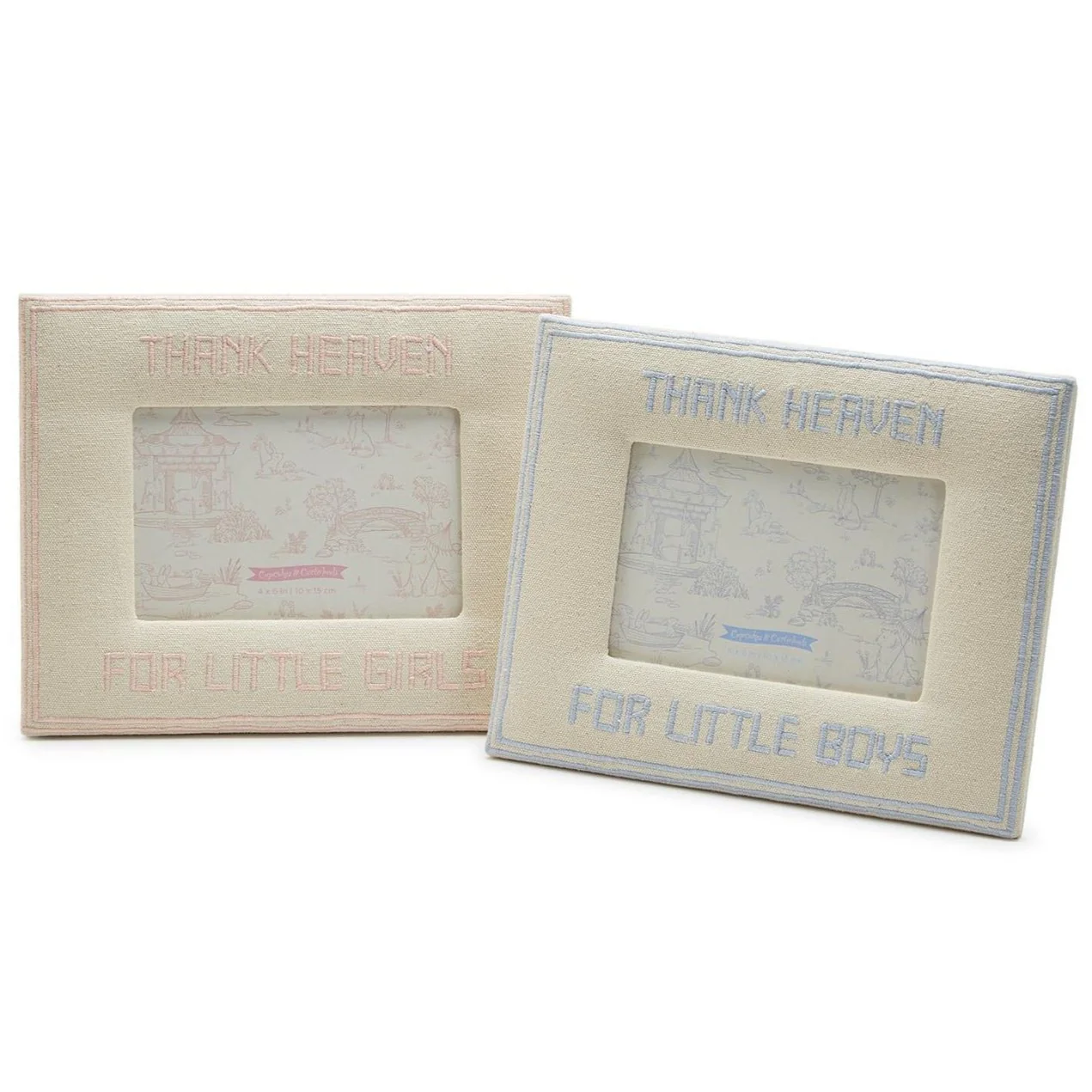 "Thank Heaven" Baby Boy/Girl Photo Frames - 4" x 6"