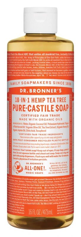 Dr. Bronner's Organic Fair Trade Pure-Castile Liquid Soap - Image 2