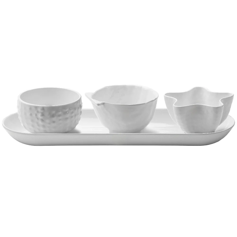 Q Squared Captiva Melamine Sea Life Snack Bowl Set - 4 pc.