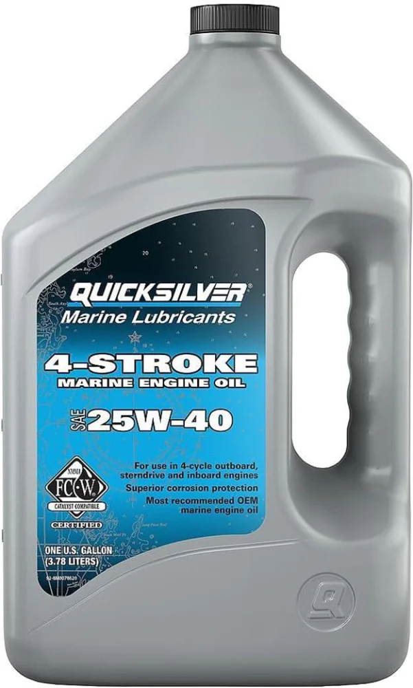 Quicksilver Marine 4-Stroke 25W-40 Engine Oil - 1 gal.