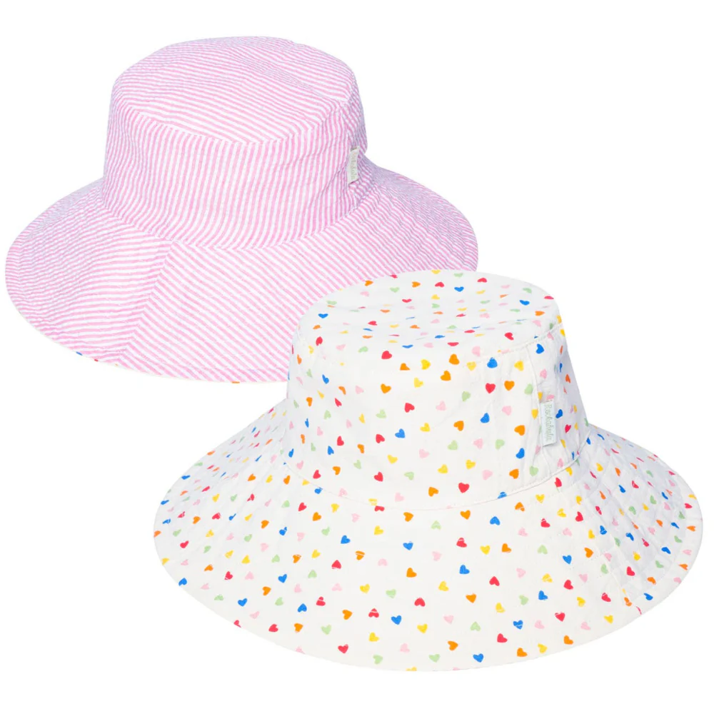 Rockahula Kids Rainbow Hearts Reversible Bucket Hat