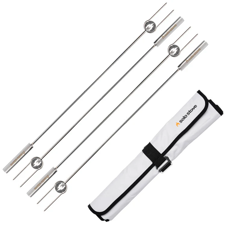 Solo Stove Stainless Steel Roasting Sticks w/ Case - 5 pc.