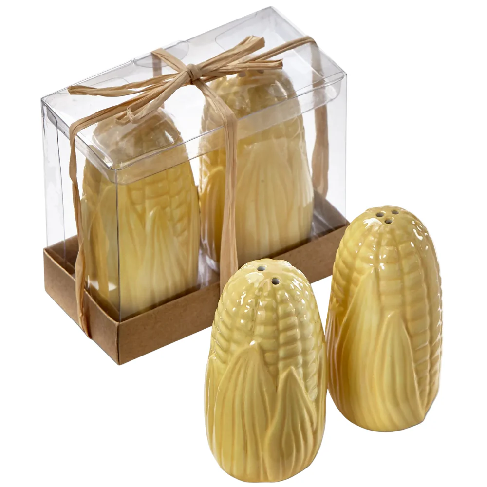 TAG Glazed Stoneware Summertime Salt & Pepper Shakers - 2 pc. - Image 3