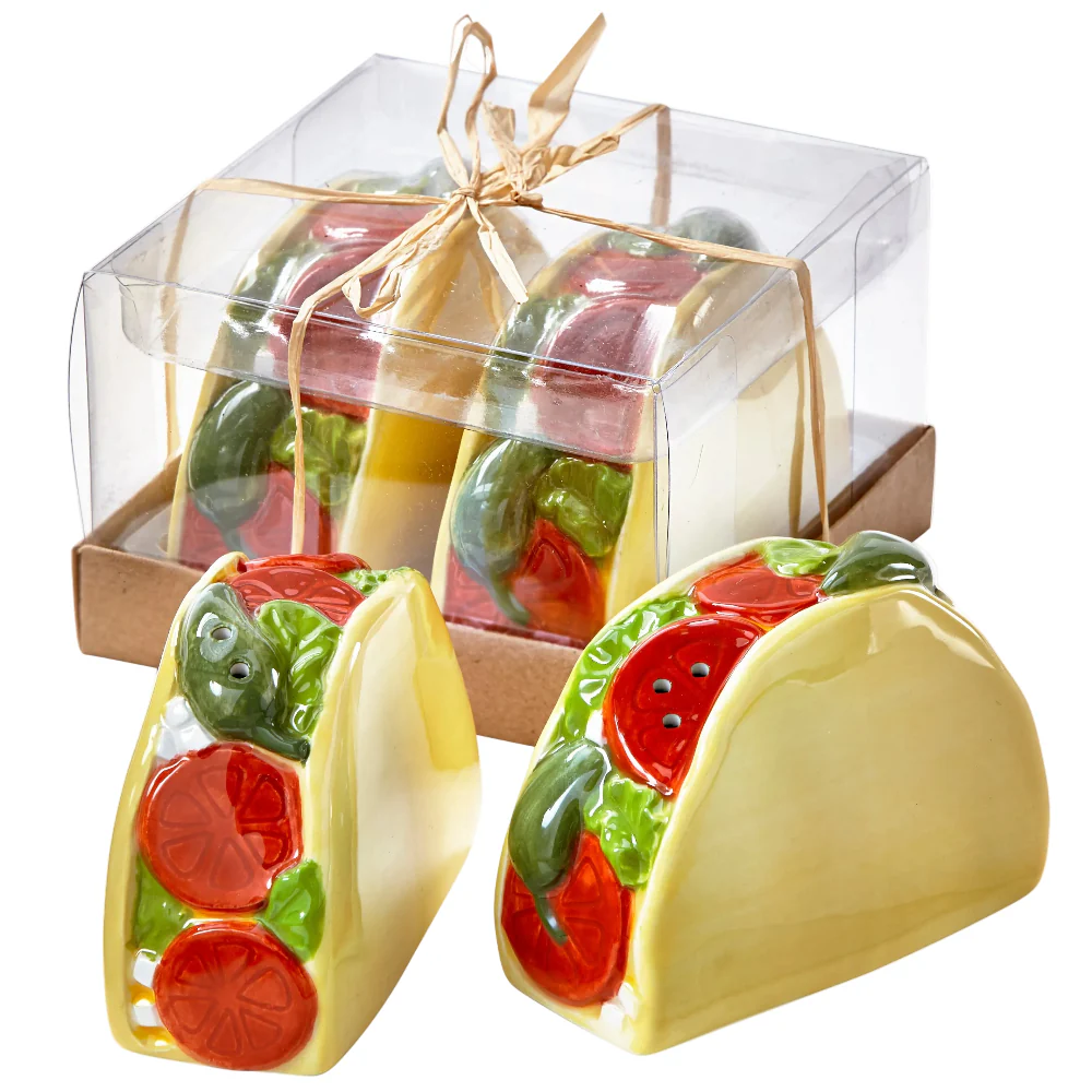 TAG Glazed Stoneware Summertime Salt & Pepper Shakers - 2 pc. - Image 6