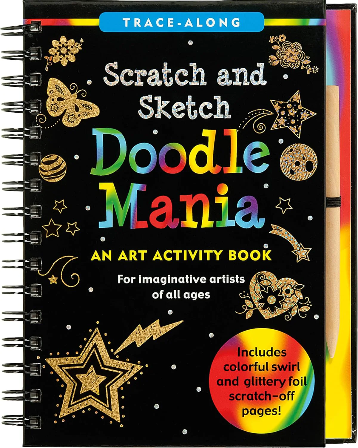 Doodle Mania Scratch & Sketch Activity Book