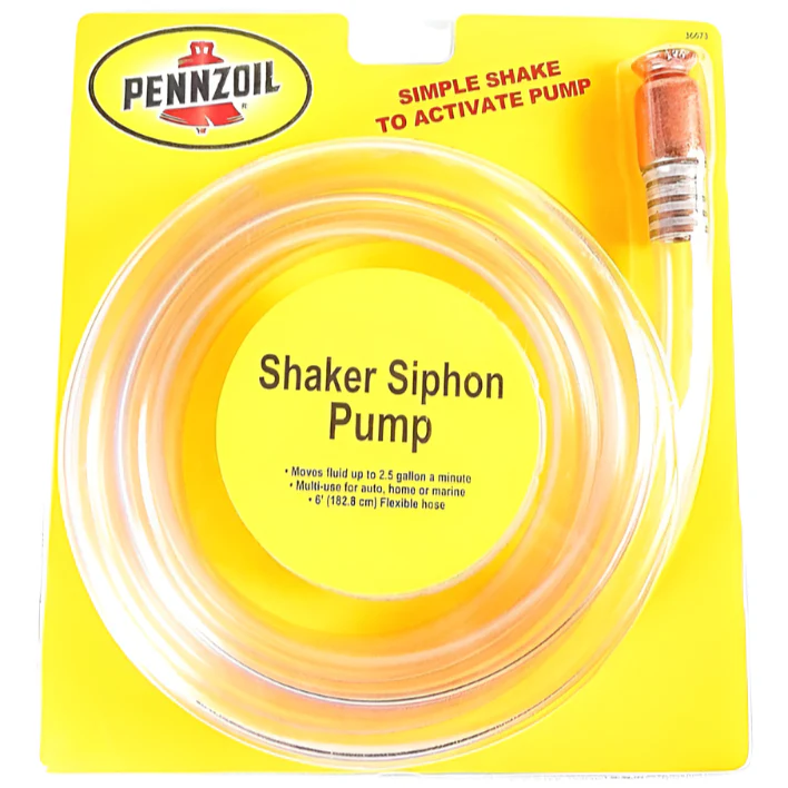 Pennzoil Manual Shake Siphon Pump - 6'
