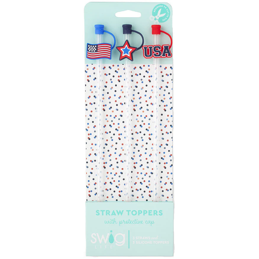 Swig Silicone Straw Toppers + Straws - 6 pc. - Image 4