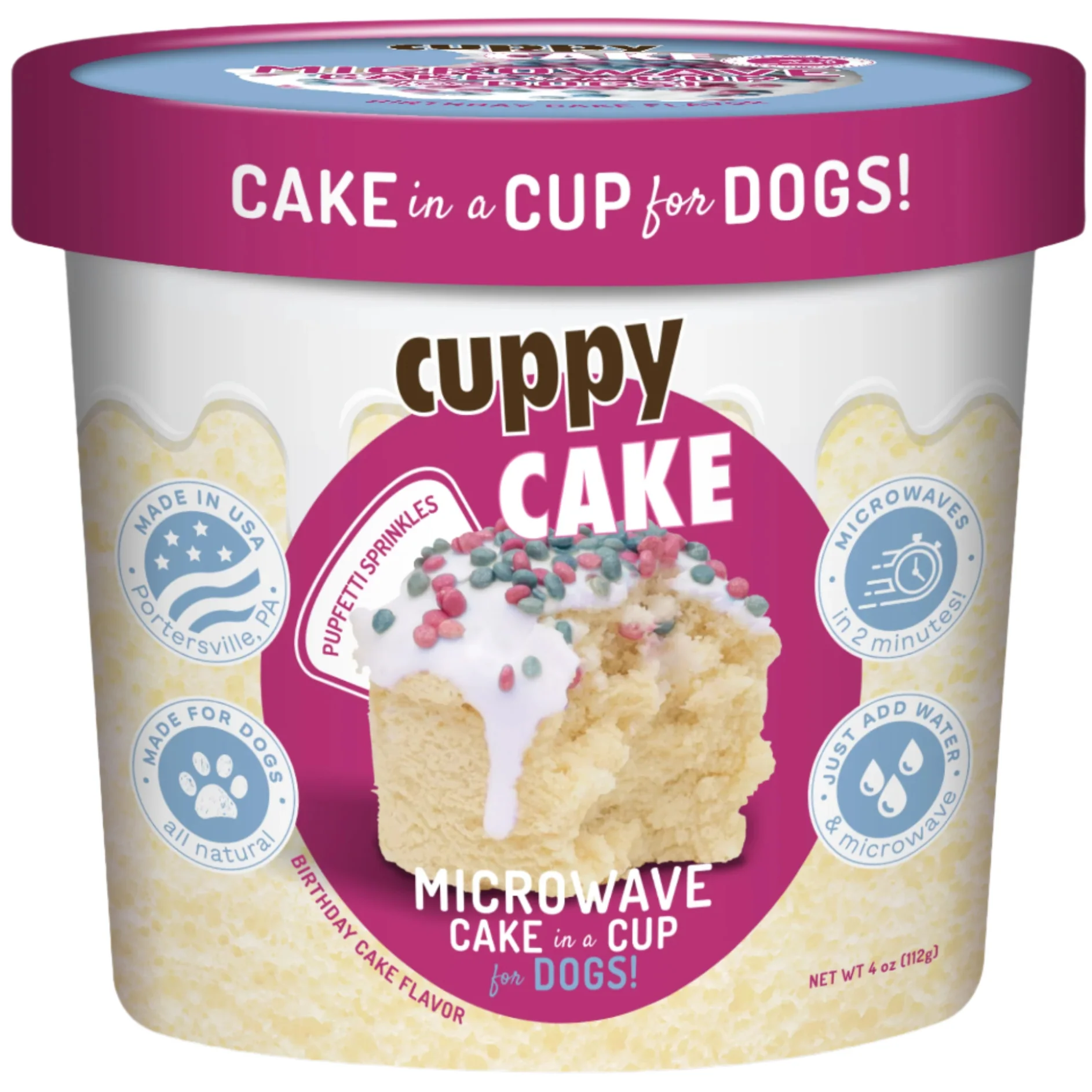 Puppy Cake Microwave Cupcake Mix for Dogs - 4 oz.