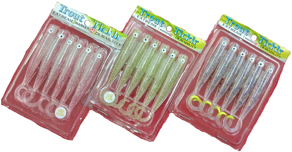 Marker 54 Trout Ticklr Soft Lures - 6 pc.