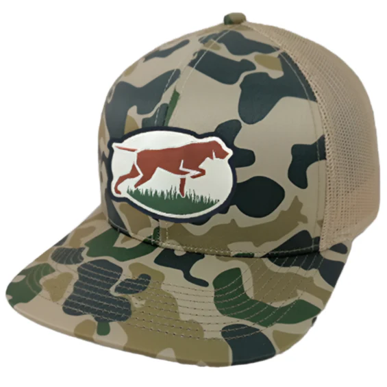 Southern Strut Camo Pointer Snap Back Hat