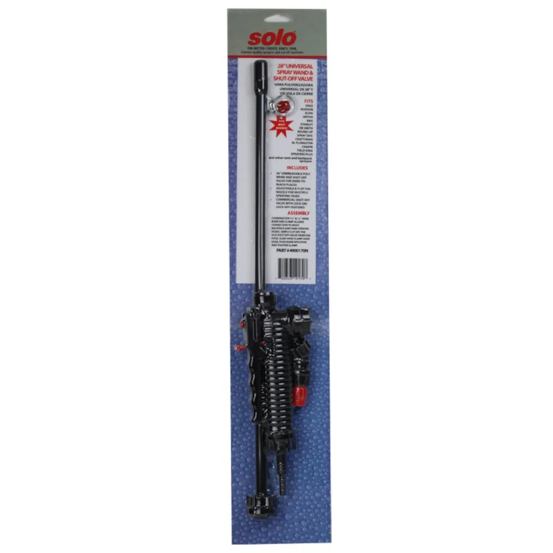 Solo Universal Spray Wand with Shut-Off Valve - 28"
