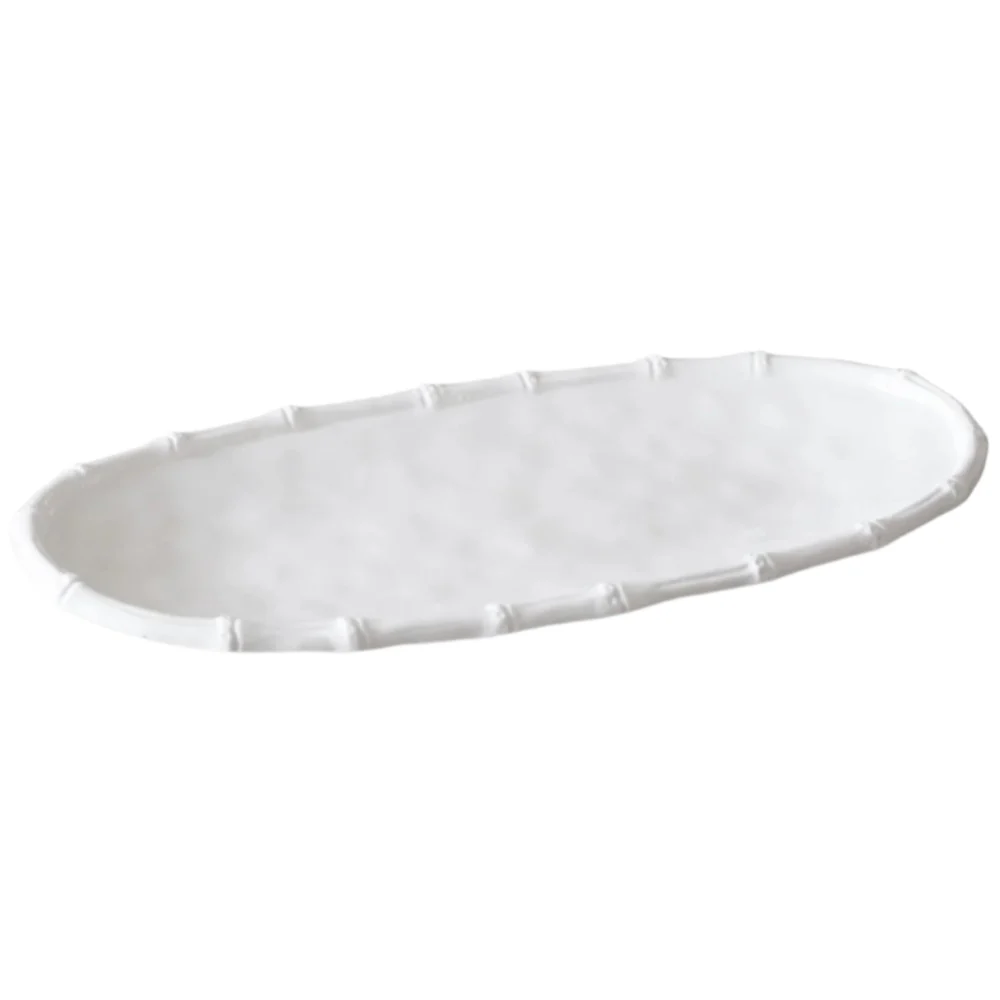 Beatriz Ball Vida Faux Bamboo Melamine Platter (Oval) - 13.5"