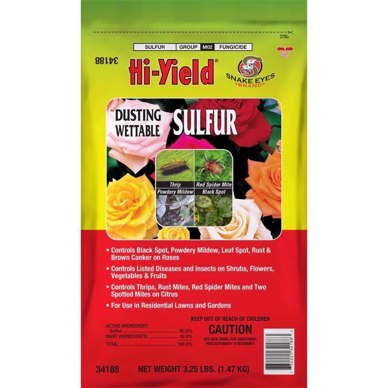 Hi-Yield Powdered Wettable Sulfur - 3.25 lb.
