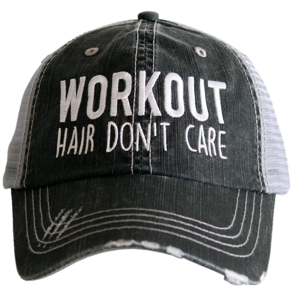 Katydid "Workout Hair Don’t Care" Trucker Hat